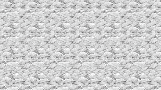 Papier peint vagues Motif de vagues ondulantes en nuances de gris