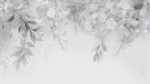 Papier peint vegetation noir et blanc branches tombantes