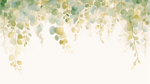 Papier peint verdure vegetation tombante vintage