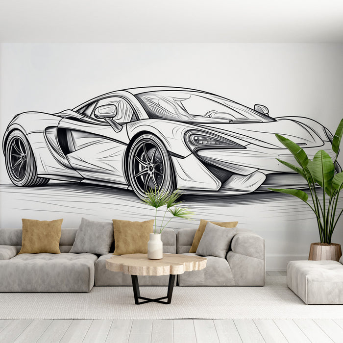 Papier peint voiture de sport | McLaren 570S