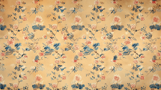 Papier peint floral vintage Élégance classique