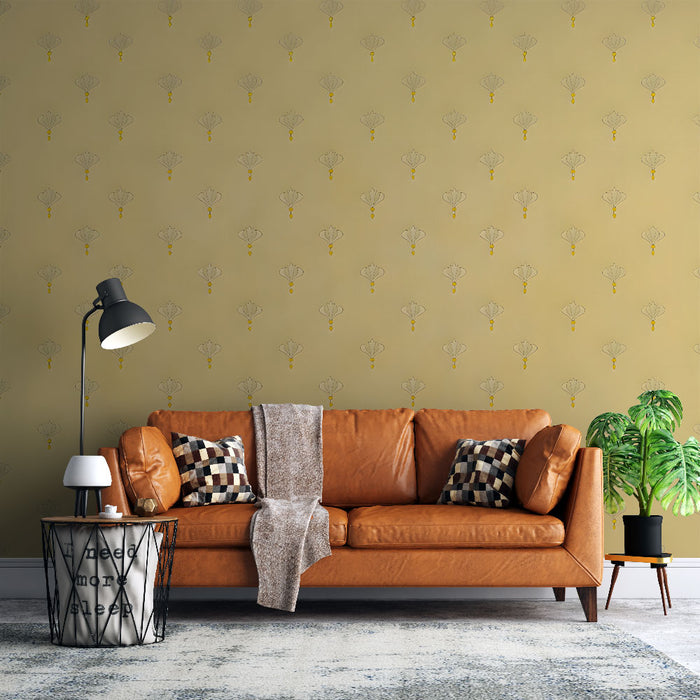 Papier peint motif parachute | Design subtil et élégant