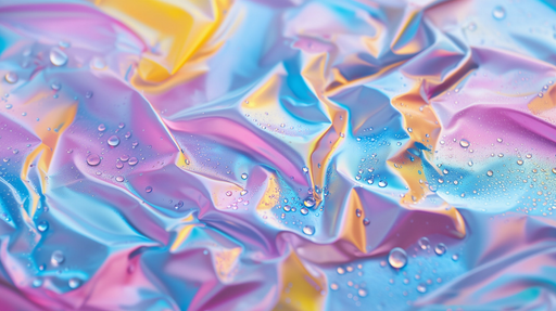 Papier peint irisé Effet onirique pastel