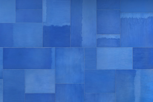 Papier peint bleu Motif géométrique moderne