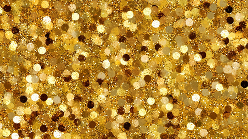 Papier peint paillettes dorées Scintillance et élégance