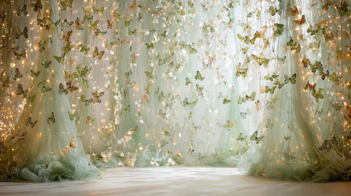 Papier peint papillons lumineux Décoration féérique et élégante