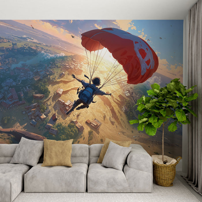 Papier peint parachutisme | Aventure aérienne