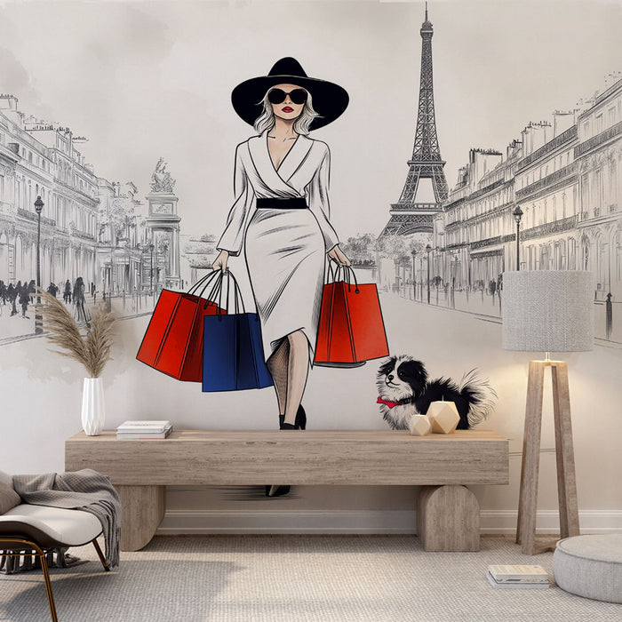 Papier peint Paris Chic | Élégance Française et Mode