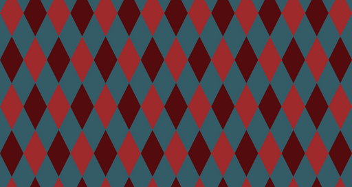 Papier peint losanges Rouge et Bleu Foncé