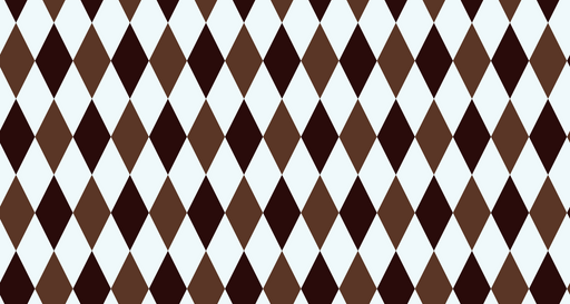 Papier peint losange Motif marron et noir sur fond clair
