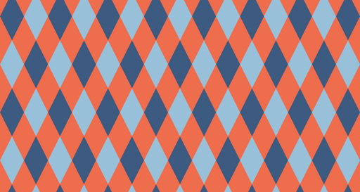 Papier peint losanges Motif géométrique coloré