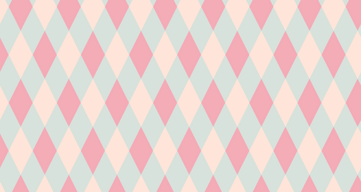 Papier peint losanges pastel Motif géométrique rose et menthe