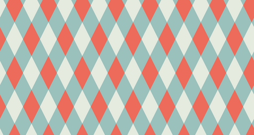 Papier peint losanges Multicolore moderne