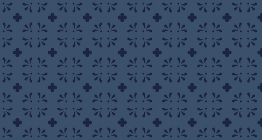 Papier peint floral Motifs bleus élégants