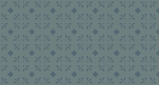 Papier peint motifs floraux Bleu sobre