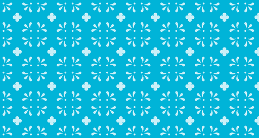 Papier peint motif floral Bleu turquoise moderne