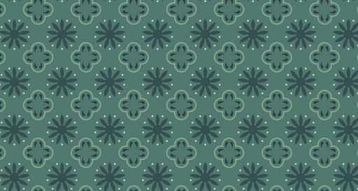 Papier peint géométrique Motif vert et bleu