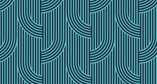 Papier peint géométrique Vert et Bleu