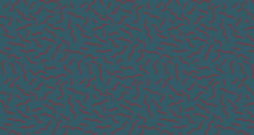 Papier peint ondulations Bleu et Rouge