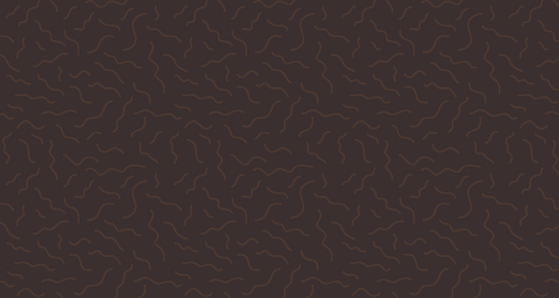 Papier peint abstrait Motif ondulé marron sur fond noir