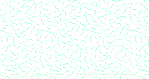 Papier peint ondulé Motif Vert Menthe Sur Fond Blanc