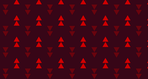 Papier peint géométrique Motifs de flèches rouges