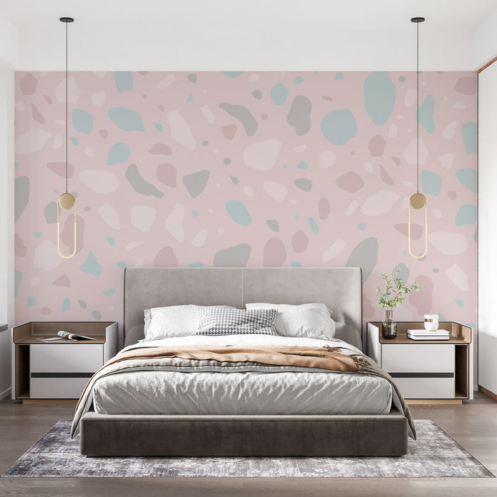 Papier peint terrazzo | Douceur pastel