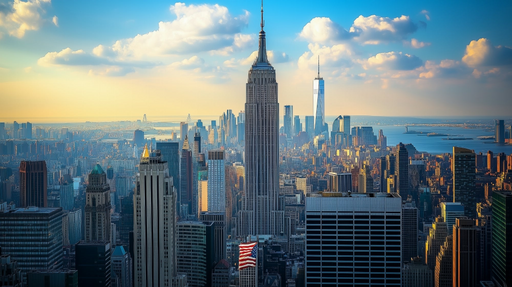 Papier peint New York Vue panoramique sur Manhattan