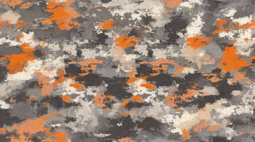 Papier peint camouflage Taches abstraites orange et gris