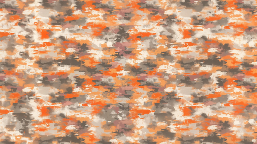 Papier peint abstrait Motif camouflage orange