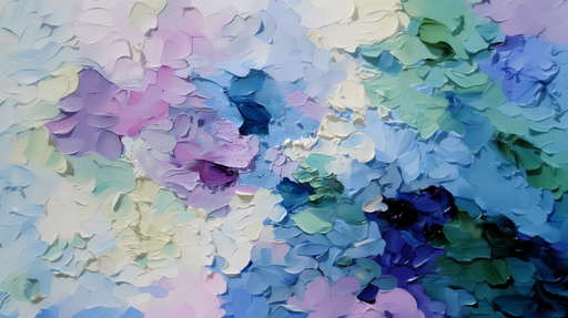 Papier peint abstrait Harmonie de couleurs pastel