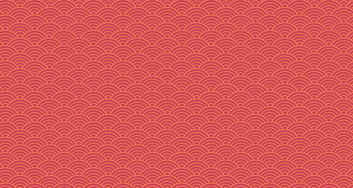 Papier peint motif vague Design géométrique rose et orange