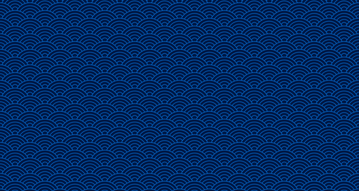 Papier peint motif vague Design géométrique bleu