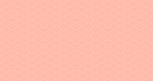 Papier peint graphique Motif ondulé rose