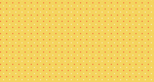 Papier peint étoiles Jaune vif et motifs étoilés