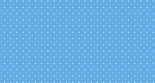 Papier peint étoiles Bleu ciel et étoiles blanches