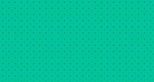 Papier peint étoiles Motif bleu sur fond turquoise