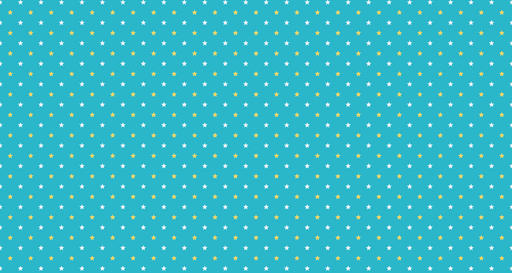 Papier peint étoiles Bleu avec étoiles blanches et jaunes