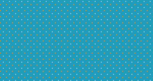 Papier peint étoiles Motif étoilé multicolore sur fond bleu