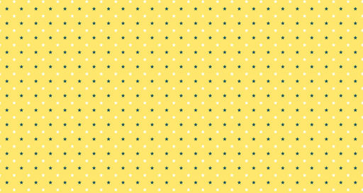 Papier peint étoiles Fond jaune et étoiles multicolores