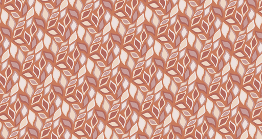 Papier peint feuillage Modèle Abstrait Rose et Beige