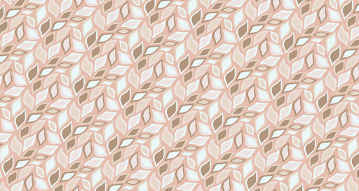 Papier peint floral Motif de feuilles pastel