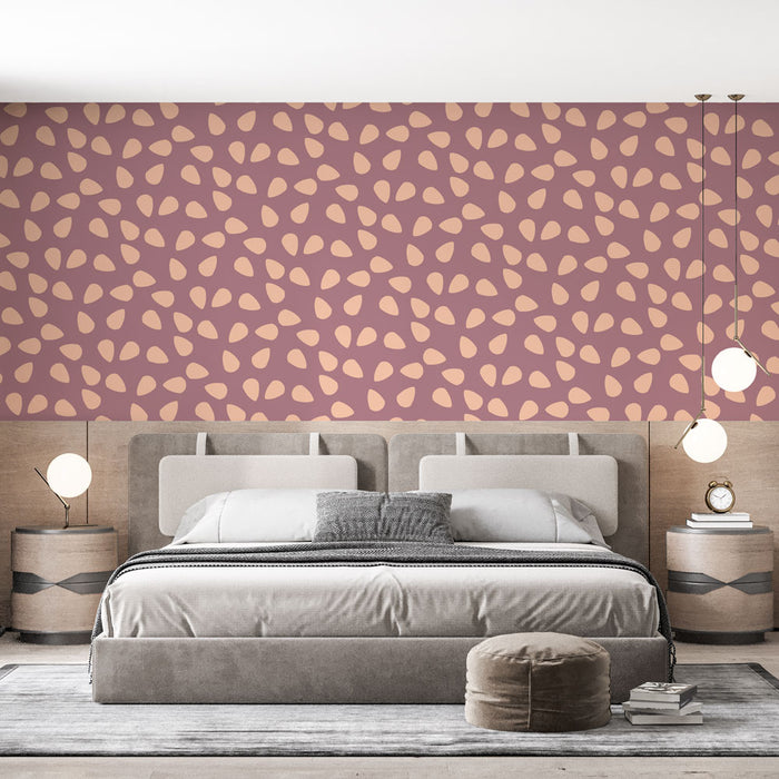 Papier peint motif gouttes | Design moderne et estival