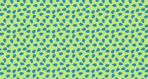 Papier peint rétro Motif abstrait bleu sur vert