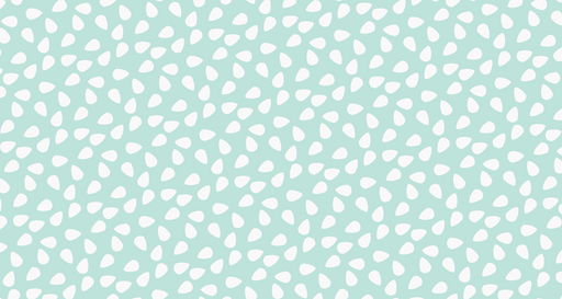 Papier peint gouttes Motif blanc sur fond bleu clair
