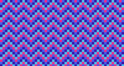 Papier peint géométrique Motif carré rose et bleu