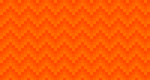 Papier peint zigzag Orange vif et géométrique
