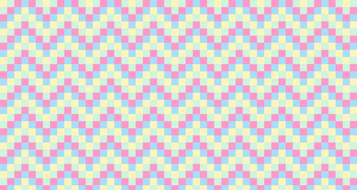 Papier peint damier pastel Motifs doux et colorés