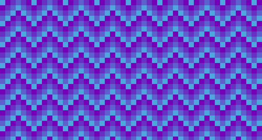 Papier peint géométrique Motif en zigzag violet et bleu