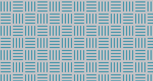 Papier peint géométrique Motif contemporain bleu et blanc